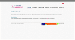 Desktop Screenshot of creativelab.hu